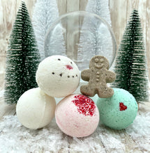 Load image into Gallery viewer, Christmas Bath Bomb Snowglobe