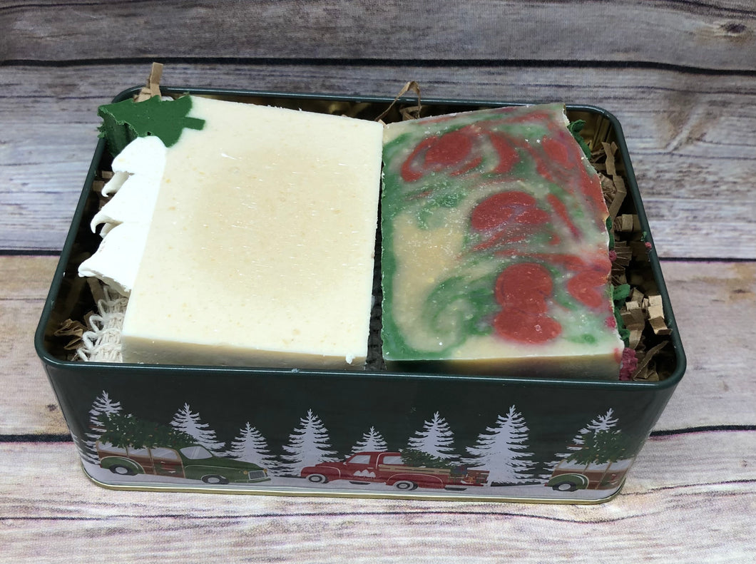 Christmas Collection Soap tin - Winter Wonderland